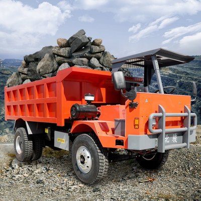 礦洞窄體出渣翻斗車 礦山用四驅自卸車 12噸井下運礦卡車