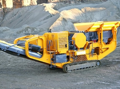 履帶式顎破反擊破移動(dòng)站